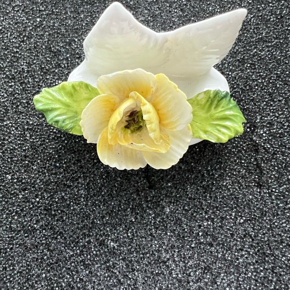 Card Holder Coalport Porcelain bone china, 8 pieces made in England, pre-owned. - Picture 6 of 11